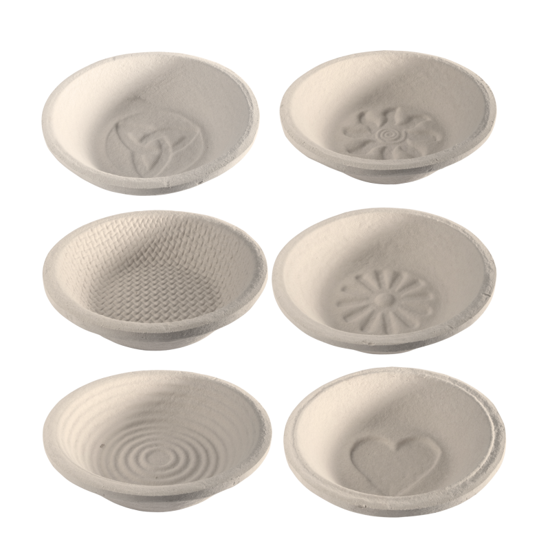 BANNETON ROTONDO IN POLPA DI LEGNO - DIVERSI MOTIVI 1KG