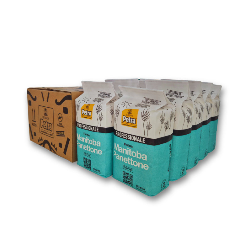 PETRA Manitoba Panettone da 1kg - Box 10 cf